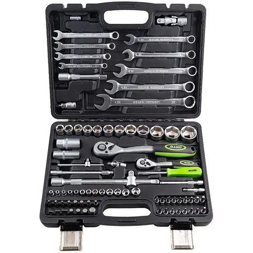 Набор инструментов Alloid 1/2, 1/4, 82 предмета (NI-1082WN-6) - фото 1