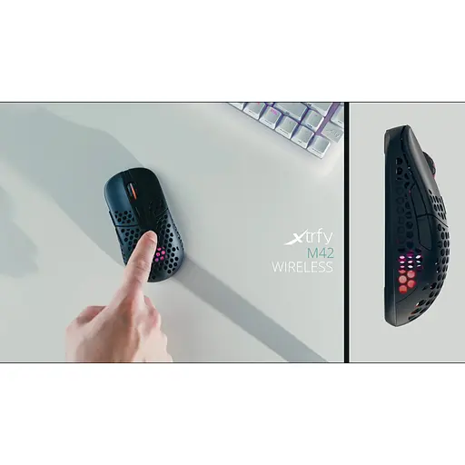Мишка Xtrfy M42 RGB Wireless Black (M42W-RGB-BLACK) - фото 10