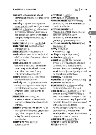 Collins Spanish School Dictionary 5th Edition - фото 5