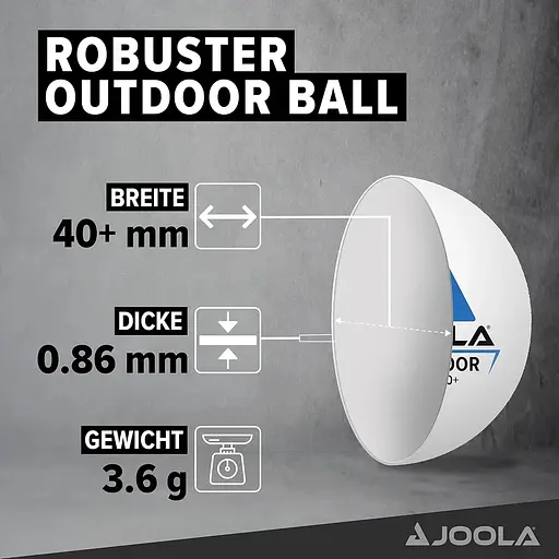 Набор для настольного тенниса Joola Vivid Outdoor 2 Bats 3 Balls (51010) - фото 5