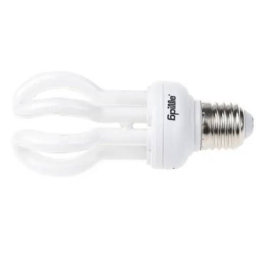 Лампа Brille енергозберігаюча PL-4U 20W/840 E27 Mini Lotus blister 220 В - фото 2