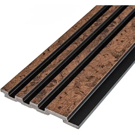 Рейка декоративна Wall Sticker PS 2900х120х11 мм Коричневий із золотими вкрапленнями SW-00002140-