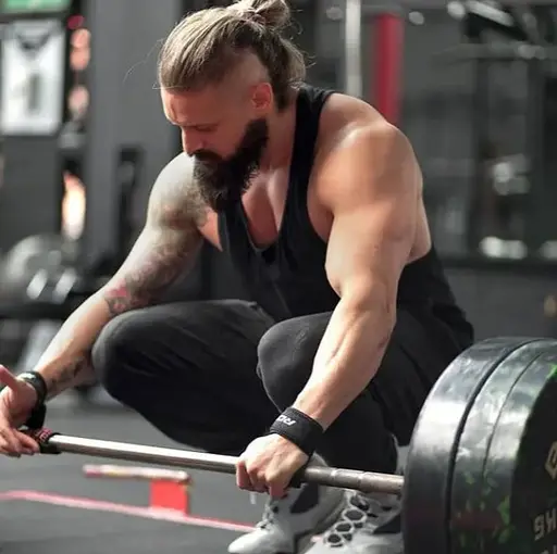 Лямки для тяги RDX S4 Gym Cotton Gel Straps Blue Plus (WAC-S4U+) - фото 6