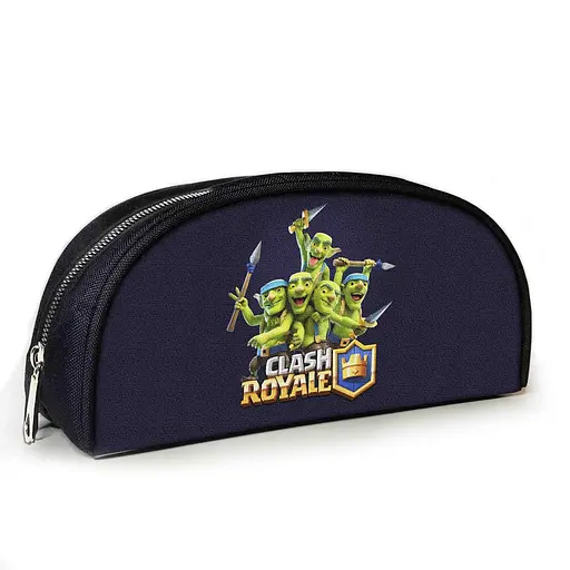 Пенал шкільний з принтом Clash Royale 23х10х8 см дитячий для дівчинки, хлопчика (3989)