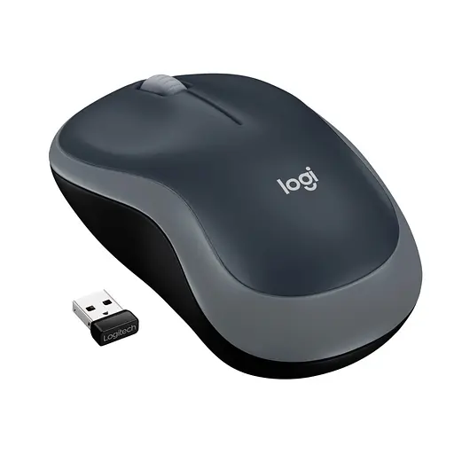 Мышь Logitech Wireless Mouse M185 Swift Grey