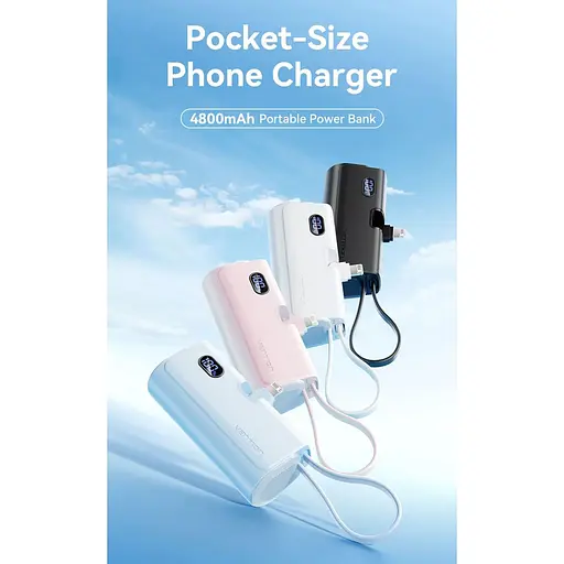 Павербанк Vention Black 4800 mAh / 22.5 Вт (FHRB0) - фото 8