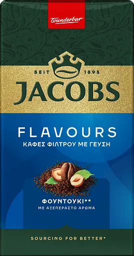 Кава натуральна смажена мелена зі смаком лісового горіха Jacobs Flavours к / у 250 г - фото 2