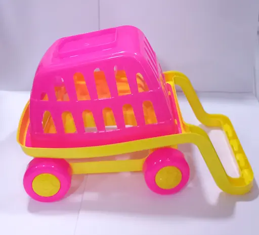 Тележка "Супермаркет" 213 Bamsic (4820123764711) розовый с зелёным Вид 5 - фото 2