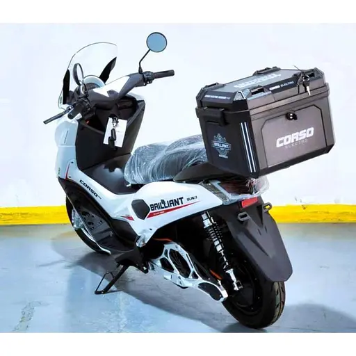 Електроскутер Двомісний Corso Brilliant (2000W, 72V/32Ah) Білий - фото 4