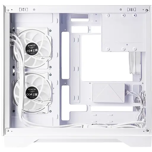 Корпус Chieftec VISIO GM-30W-TG-OP ATX, без БЖ, White - фото 8