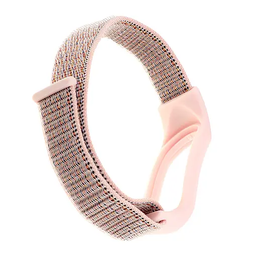 Ремешок Nylon Mi Band 3/4/5/6/7 Розовый - фото 2