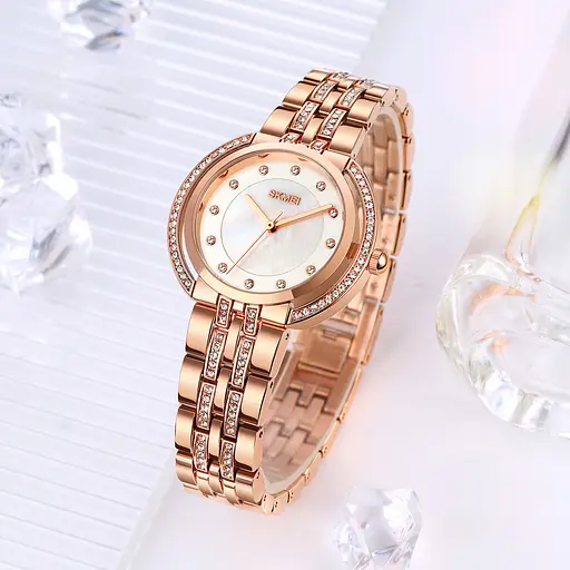 Наручний годинник жіночий 1979RG Rose Gold Skmei acs0030441 - фото 3