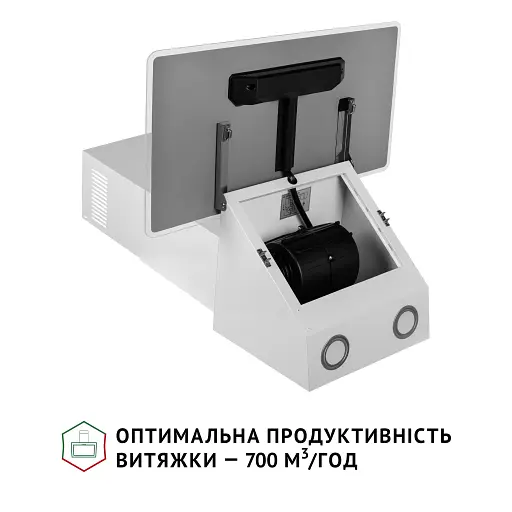 Вытяжка декоративная наклонная PERFELLI VICCO 6HSR BIANCO - фото 6