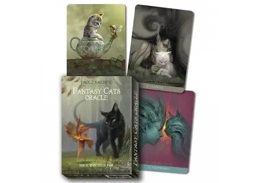 Карты Scarabeo Фэнтези Оракул Кошек (Barbieri Fantasy Cat Oracle Tarot by Paolo Barbieri) (ВР_КТФОК) - фото 3