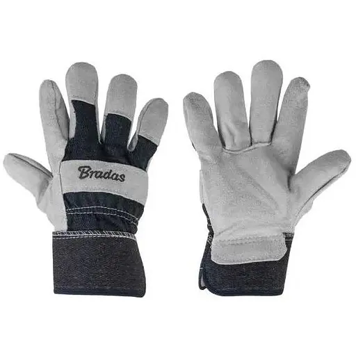 Перчатки защитные Bradas IRON BULL из коровьей кожи размер 10½ RWIB105 - фото 1