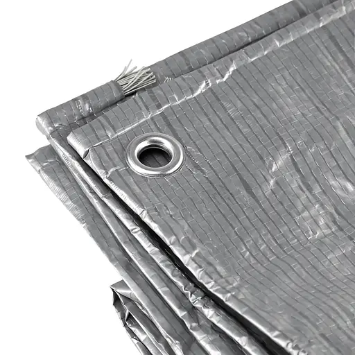 Тент тарпаулиновый Polax 4  6 м, 80 г/м, с люверсами, двусторонняя ламинация (70-110) - фото 3