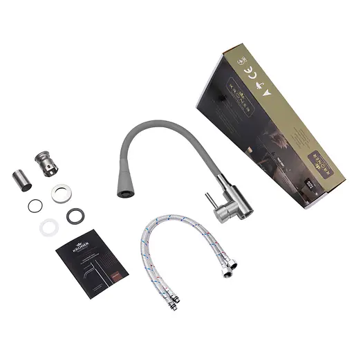 Змішувач для кухні Kroner KRP Edelstahl Klassisch - ESG031GRA (CV035372) - фото 8