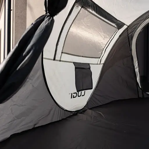 Палатка Lugi LU-030BE Pop-Up двухместная 245*145*100 см с автоматическим каркасом серый - фото 6