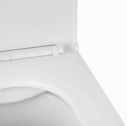 Унитаз подвесной безободковый Kroner Armada WHI513636 RIMLESS с сиденьем Slim Duroplast / Soft-close / Quick relase (KA513636WHIR) (CV029610) - фото 6