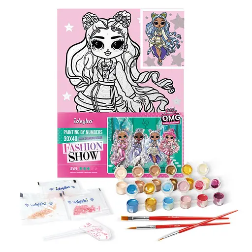 Картина по номерам "L.O.L. Surprise! O.M.G. Fashion show Missy Frost" KHO6273, 30х40 см - фото 2
