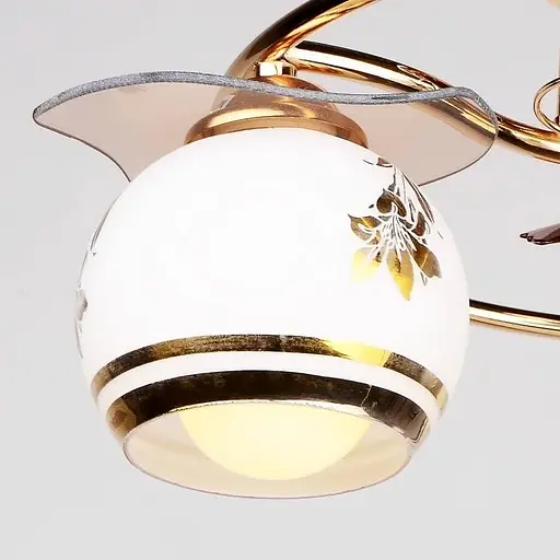 Люстра стельова Brille для кухні E27 60W G (LK-393C/3) - фото 2