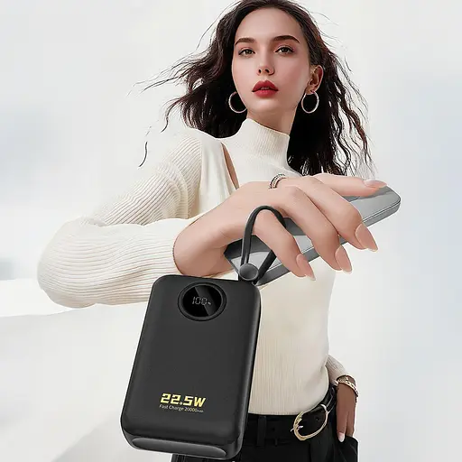 Павербанк Dudao Black 20 000 mAh / 22.5 Вт (6977196680016) - фото 10