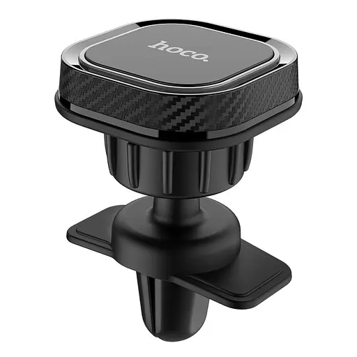 Автотримач для телефона HOCO CA52 Intelligent air outlet in-car holder Black+Gray - фото 1