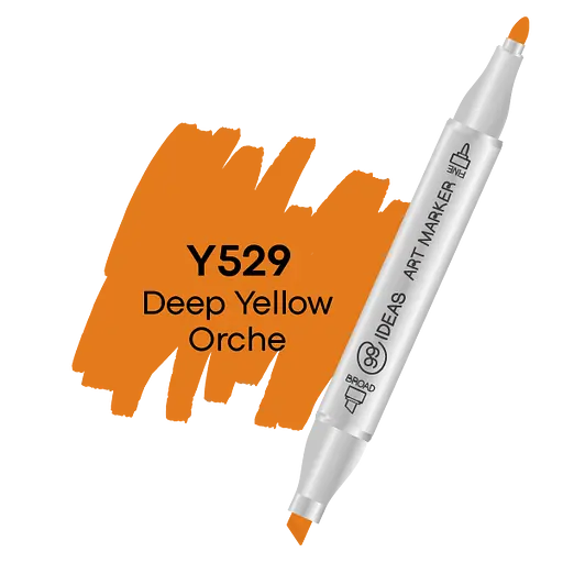 Маркер двухсторонний Темно-желтая охра, Y529, 99IDEAS