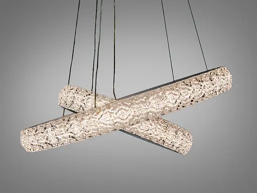 Вишукана світлодіодна люстра Romin підвіс з пультом димером 120 Вт золото - фото 2