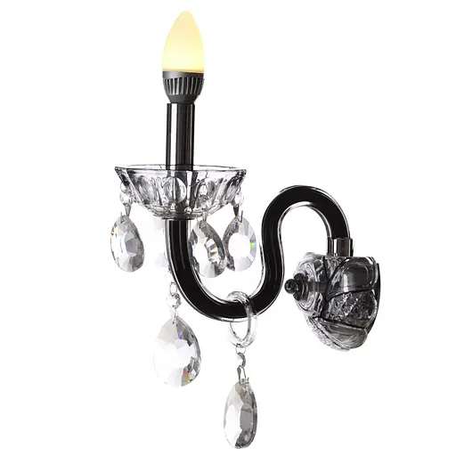 Бра Brille BCL-383W/1 настінне накладне кришталеве свічка класичне E14