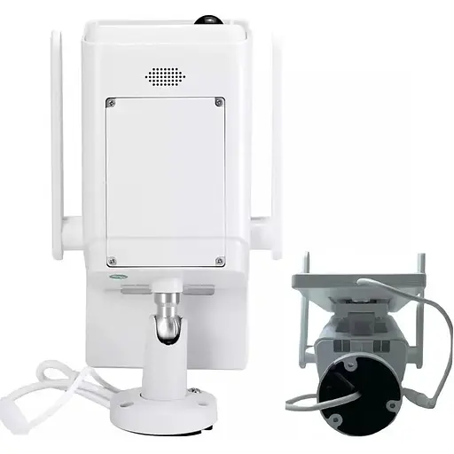 IP камера видеонаблюдения RIAS X1 (iCSee APP) Wi-Fi 2MP уличная с солнечной панелью White (3_02397) - фото 4