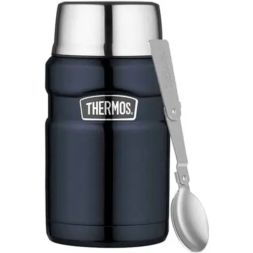 Термос для їжі Thermos з ложкою 710 Темно-синій (1099-173052) - фото 1