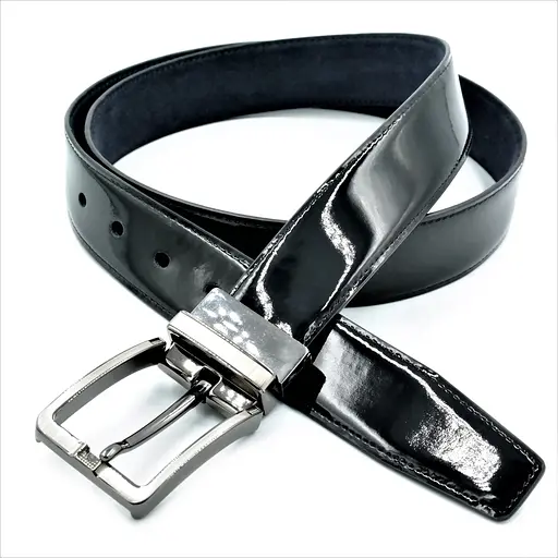 Ремінь шкіряний Weatro чоловічий двосторонній 110-125х3,5 см acs0013944 - фото 3