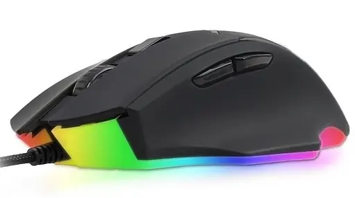 Мышь Real-EL RM-555 USB Black (RM-555 USB Black) - фото 3