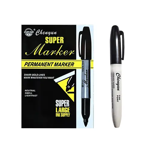 Маркер перманентный Bambi 99000 Sharpie черный - фото 1