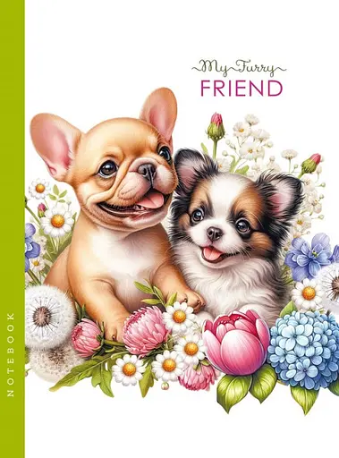 Блокнот, 60 г, інтегральний, 143x200 мм, 64 аркуші, клітинка, матова ламінація, дизайн 24366