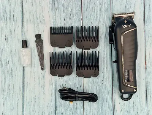 Машинка для стрижки VGR V-683 (10 Вт, LCD-дисплей, регулировка ножа) - фото 4