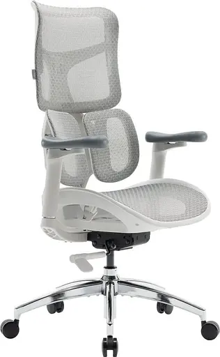 Игровое кресло Sihoo DORO S100 Mesh White (S100-M302) - фото 2