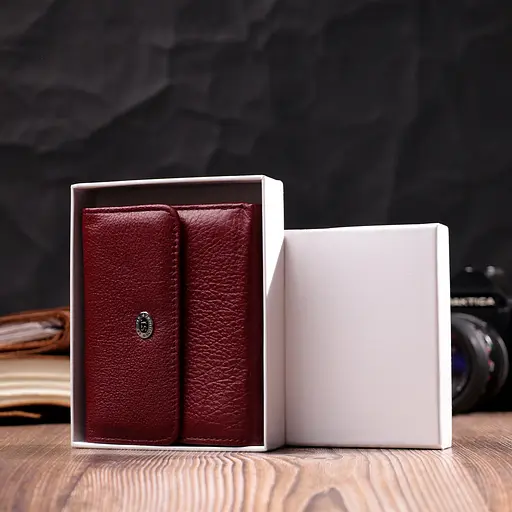 Кожаный женский кошелек ST Leather 11.7х9.5х2 см acs0028389 - фото 9