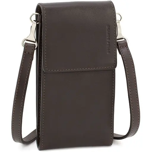 Шкіряна сумка Grande Pelle 19.5х10.5х2.5 см sum0026223 - фото 3