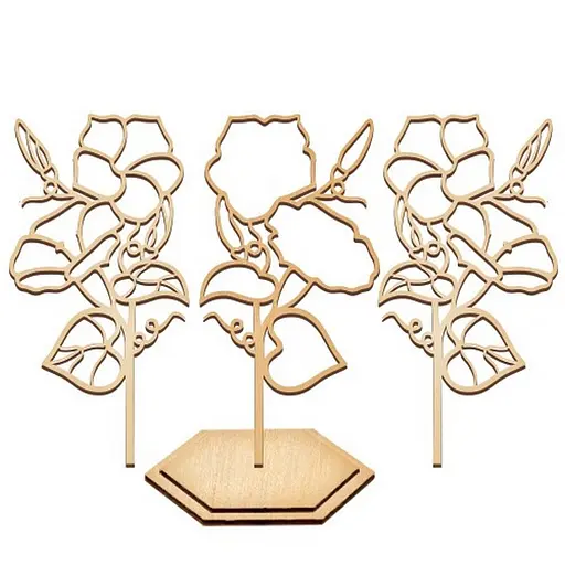 Набор для витражной живописи по номерам "Ипомея" Fabrika Decoru FDSGK-018 - фото 3