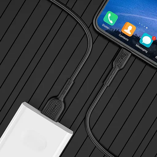 Кабель HOCO X33 Type-C 5A Surge charging data cable Black - фото 6