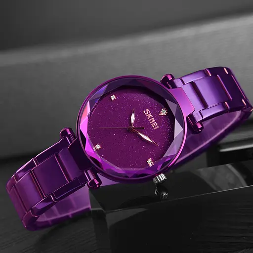 Женские классические часы Skmei 9180 Miss (Фиолетовый) - фото 2