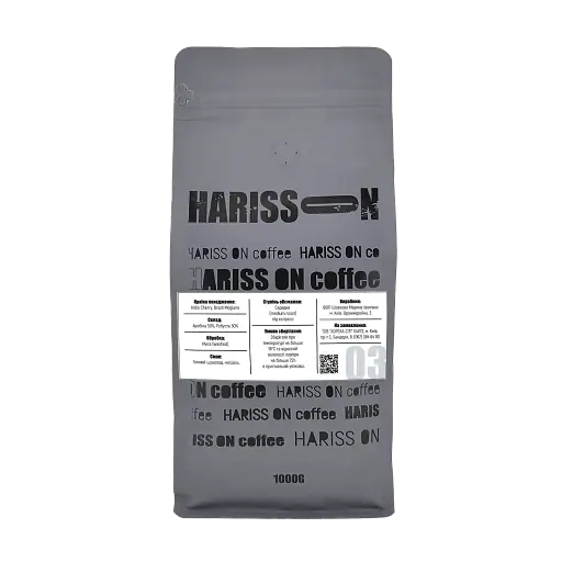 Кофе в зернах HARISS ON №3 Арабика-робуста 1кг  