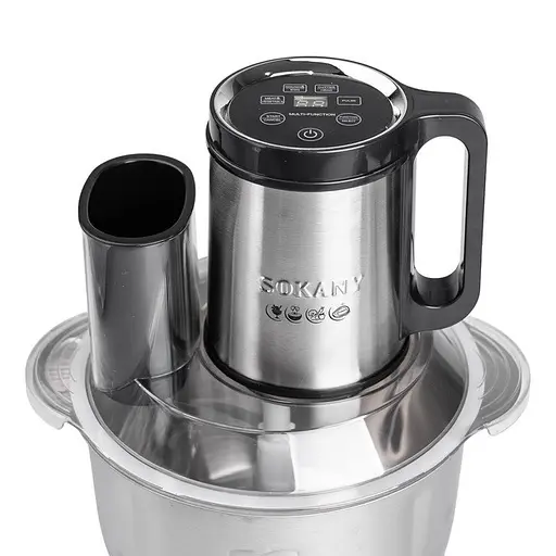 Многофункциональный блендер измельчитель Sokany SK-06036, 6в1 800Вт чаша 5.5л - фото 8