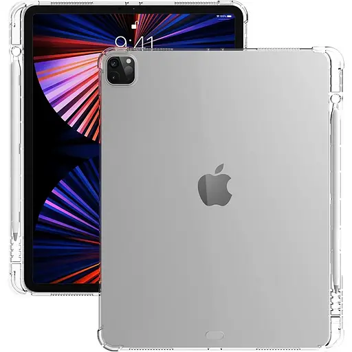 Чехол-накладка CDK для Apple iPad Pro 12.9&quot; 4gen 2020 | Сил Стилус (015057) clear - фото 3