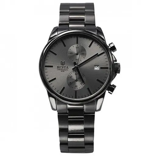 Чоловічий наручний годинник Besta Mars (Black) - фото 2