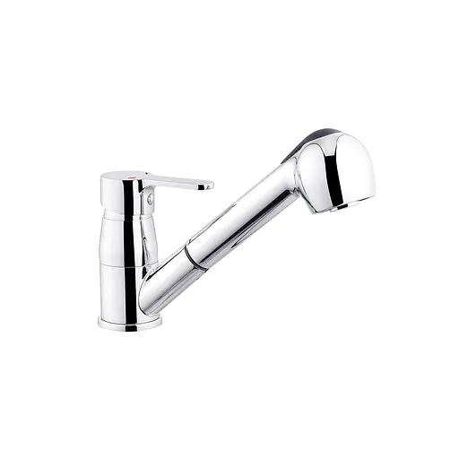 Смеситель для кухни с выдвижным изливом Ibergrif Square M14522 CV028512 Хром - фото 1