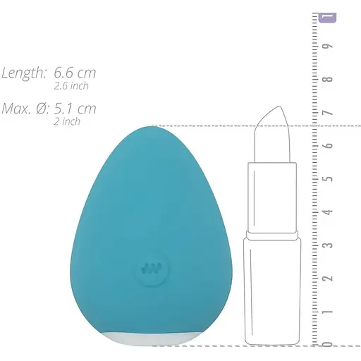 Стимулятор клитора Cala Azul Carla I Mini Massager - фото 5