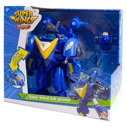 Игровой набор Super Wings Super Robot Suit Jerome EU770353 - фото 4